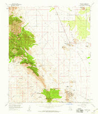 Pearce Arizona Historical topographic map, 1:62500 scale, 15 X 15 Minute, Year 1958