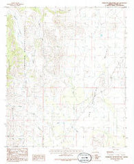 Pedregosa Mountains East Arizona Historical topographic map, 1:24000 scale, 7.5 X 7.5 Minute, Year 1986