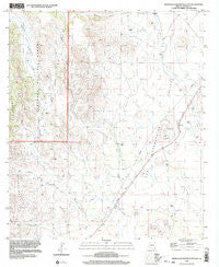 Pedregosa Mountains East Arizona Historical topographic map, 1:24000 scale, 7.5 X 7.5 Minute, Year 1996