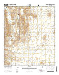 Pedregosa Mountains East Arizona Current topographic map, 1:24000 scale, 7.5 X 7.5 Minute, Year 2014