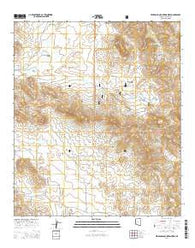 Pedregosa Mountains West Arizona Current topographic map, 1:24000 scale, 7.5 X 7.5 Minute, Year 2014