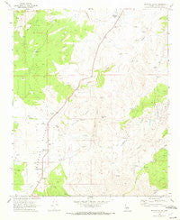 Peeples Valley Arizona Historical topographic map, 1:24000 scale, 7.5 X 7.5 Minute, Year 1969