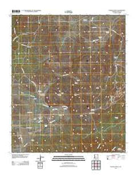 Peeples Valley Arizona Historical topographic map, 1:24000 scale, 7.5 X 7.5 Minute, Year 2011