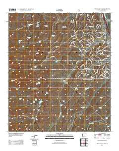 Pena Blanca Lake Arizona Historical topographic map, 1:24000 scale, 7.5 X 7.5 Minute, Year 2012