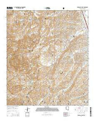 Pena Blanca Lake Arizona Current topographic map, 1:24000 scale, 7.5 X 7.5 Minute, Year 2014