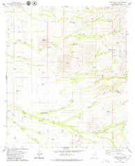 Penitas Hills Arizona Historical topographic map, 1:24000 scale, 7.5 X 7.5 Minute, Year 1979