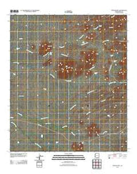 Penitas Hills Arizona Historical topographic map, 1:24000 scale, 7.5 X 7.5 Minute, Year 2011