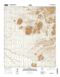 Penitas Hills Arizona Current topographic map, 1:24000 scale, 7.5 X 7.5 Minute, Year 2014