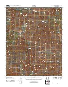 Penitentiary Mountain Arizona Historical topographic map, 1:24000 scale, 7.5 X 7.5 Minute, Year 2011