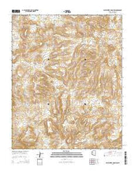 Penitentiary Mountain Arizona Current topographic map, 1:24000 scale, 7.5 X 7.5 Minute, Year 2014