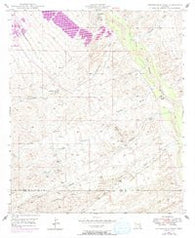 Peppersauce Wash Arizona Historical topographic map, 1:24000 scale, 7.5 X 7.5 Minute, Year 1948