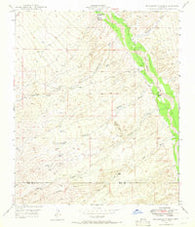 Peppersauce Wash Arizona Historical topographic map, 1:24000 scale, 7.5 X 7.5 Minute, Year 1948