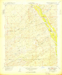 Peppersauce Wash Arizona Historical topographic map, 1:24000 scale, 7.5 X 7.5 Minute, Year 1949
