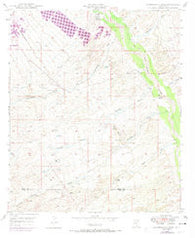Peppersauce Wash Arizona Historical topographic map, 1:24000 scale, 7.5 X 7.5 Minute, Year 1948