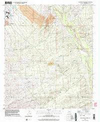 Peppersauce Wash Arizona Historical topographic map, 1:24000 scale, 7.5 X 7.5 Minute, Year 1996