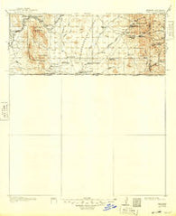 Perilla Arizona Historical topographic map, 1:125000 scale, 30 X 30 Minute, Year 1919