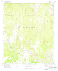 Perkinsville Arizona Historical topographic map, 1:24000 scale, 7.5 X 7.5 Minute, Year 1973