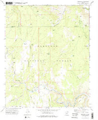 Perkinsville Arizona Historical topographic map, 1:24000 scale, 7.5 X 7.5 Minute, Year 1973
