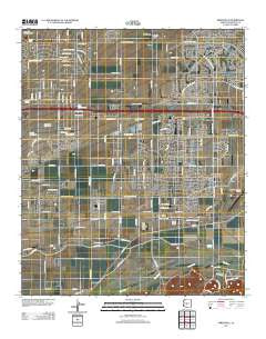 Perryville Arizona Historical topographic map, 1:24000 scale, 7.5 X 7.5 Minute, Year 2011