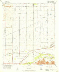 Perryville Arizona Historical topographic map, 1:24000 scale, 7.5 X 7.5 Minute, Year 1957