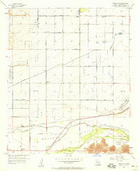 Perryville Arizona Historical topographic map, 1:24000 scale, 7.5 X 7.5 Minute, Year 1957