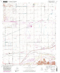 Perryville Arizona Historical topographic map, 1:24000 scale, 7.5 X 7.5 Minute, Year 1957