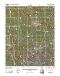 Peterson Flat Arizona Historical topographic map, 1:24000 scale, 7.5 X 7.5 Minute, Year 2012