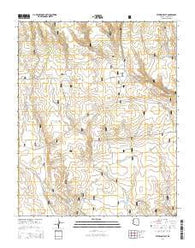 Peterson Flat Arizona Current topographic map, 1:24000 scale, 7.5 X 7.5 Minute, Year 2014