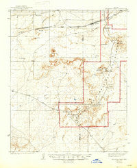 Petrified Forest Arizona Historical topographic map, 1:62500 scale, 15 X 15 Minute, Year 1912