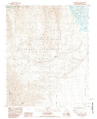 Petroglyph Wash Arizona Historical topographic map, 1:24000 scale, 7.5 X 7.5 Minute, Year 1983