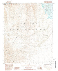 Petroglyph Wash Arizona Historical topographic map, 1:24000 scale, 7.5 X 7.5 Minute, Year 1983