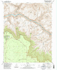 Phantom Ranch Arizona Historical topographic map, 1:24000 scale, 7.5 X 7.5 Minute, Year 1988