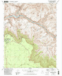 Phantom Ranch Arizona Historical topographic map, 1:24000 scale, 7.5 X 7.5 Minute, Year 1988