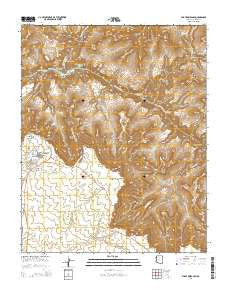 Phantom Ranch Arizona Current topographic map, 1:24000 scale, 7.5 X 7.5 Minute, Year 2014