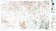 Phoenix North Arizona Historical topographic map, 1:100000 scale, 30 X 60 Minute, Year 1988