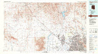 Phoenix North Arizona Historical topographic map, 1:100000 scale, 30 X 60 Minute, Year 1988