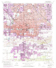 Phoenix Arizona Historical topographic map, 1:24000 scale, 7.5 X 7.5 Minute, Year 1952