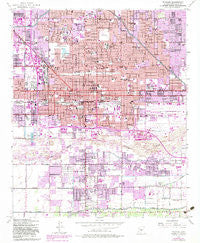 Phoenix Arizona Historical topographic map, 1:24000 scale, 7.5 X 7.5 Minute, Year 1952