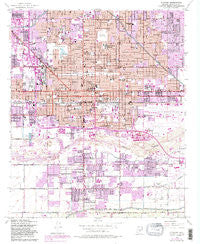 Phoenix Arizona Historical topographic map, 1:24000 scale, 7.5 X 7.5 Minute, Year 1952