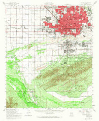 Phoenix Arizona Historical topographic map, 1:62500 scale, 15 X 15 Minute, Year 1952
