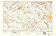 Phoenix Arizona Historical topographic map, 1:250000 scale, 1 X 2 Degree, Year 1958