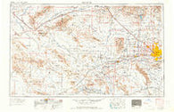 Phoenix Arizona Historical topographic map, 1:250000 scale, 1 X 2 Degree, Year 1954