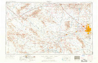 Phoenix Arizona Historical topographic map, 1:250000 scale, 1 X 2 Degree, Year 1954