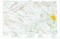 Phoenix Arizona Historical topographic map, 1:250000 scale, 1 X 2 Degree, Year 1954