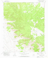 Picacho Butte SE Arizona Historical topographic map, 1:24000 scale, 7.5 X 7.5 Minute, Year 1973