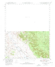 Picacho Butte Arizona Historical topographic map, 1:62500 scale, 15 X 15 Minute, Year 1947