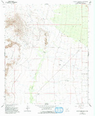 Picacho Reservoir SE Arizona Historical topographic map, 1:24000 scale, 7.5 X 7.5 Minute, Year 1966