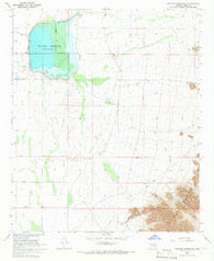 Picacho Reservoir Arizona Historical topographic map, 1:24000 scale, 7.5 X 7.5 Minute, Year 1965