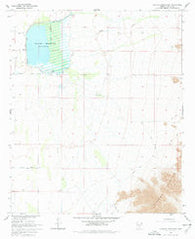 Picacho Reservoir Arizona Historical topographic map, 1:24000 scale, 7.5 X 7.5 Minute, Year 1965