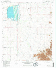 Picacho Reservoir Arizona Historical topographic map, 1:24000 scale, 7.5 X 7.5 Minute, Year 1968